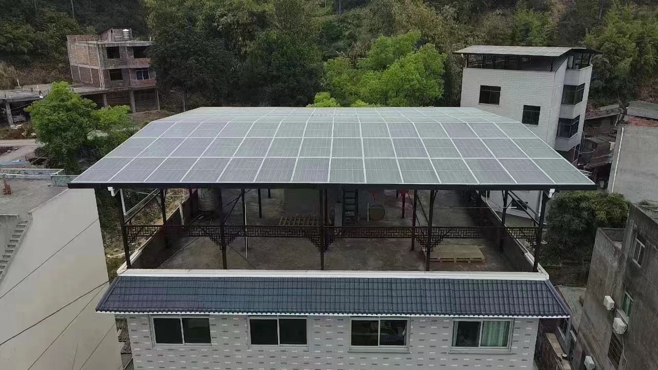 栖霞15kw+10kwh自建别墅家庭光伏储能系统